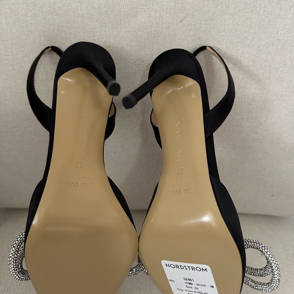 MACH & MACH
Double Bow 100mm slingback pumps. size 38. color black - Picture 8 of 10